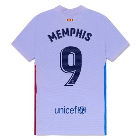 Camisola FC Barcelona Memphis Depay 9 Alternativa 2021 2022